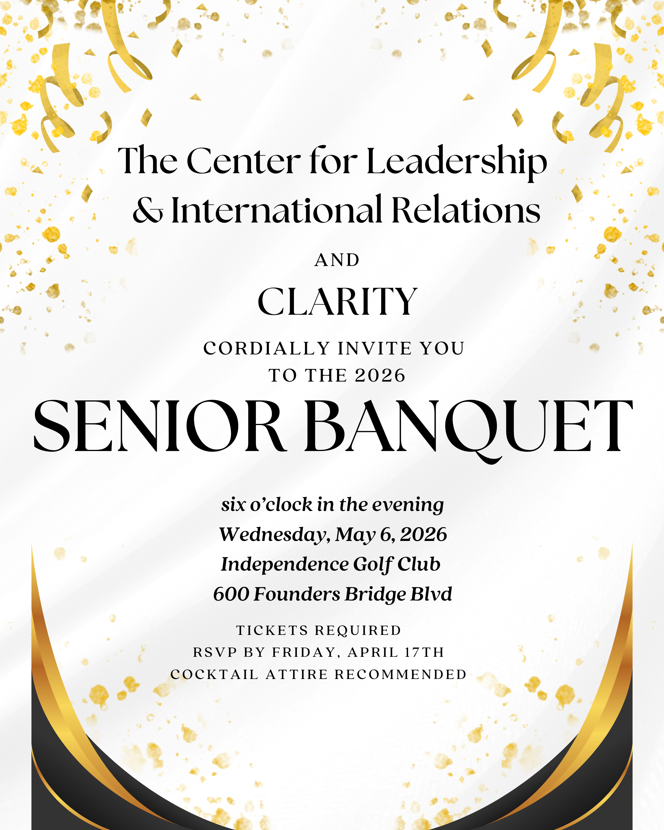 Campaign cover image for Senior Banquet 2026