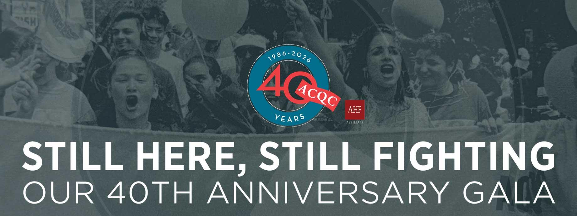 Campaign cover image for ACQC's 40th Anniversary Gala