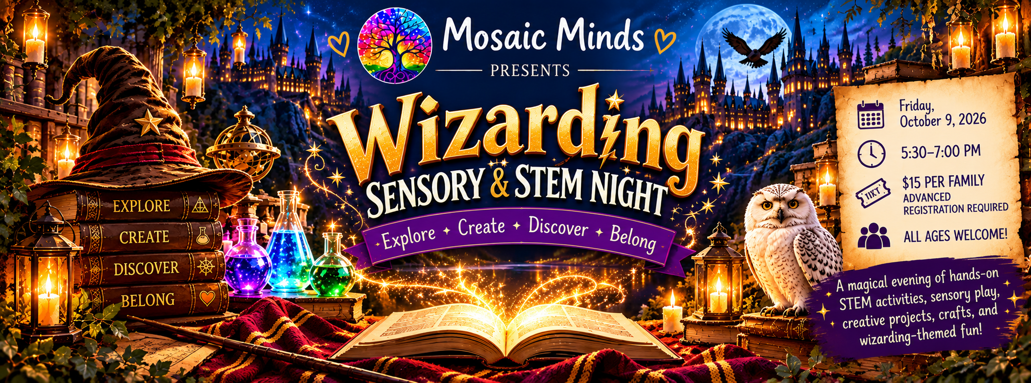 Campaign cover image for WIZARDING SENSORY & STEM NIGHT