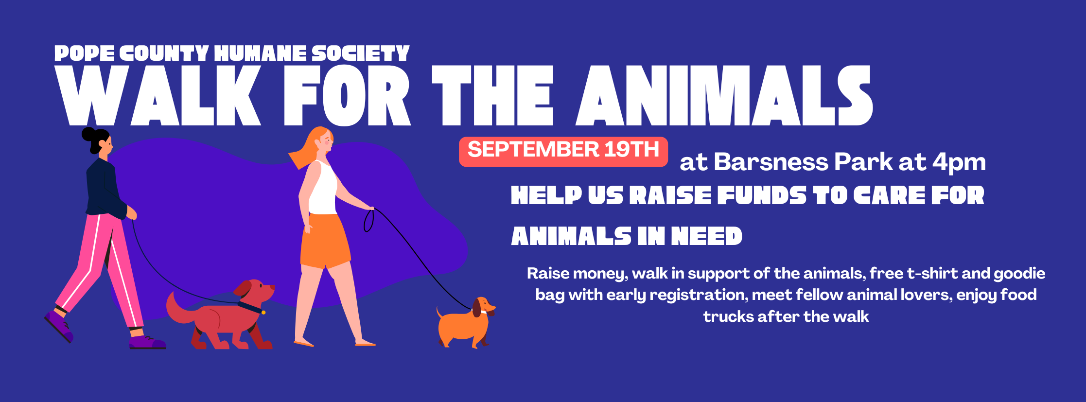 Campaign cover image for PCHS Walk for the Animals 2026