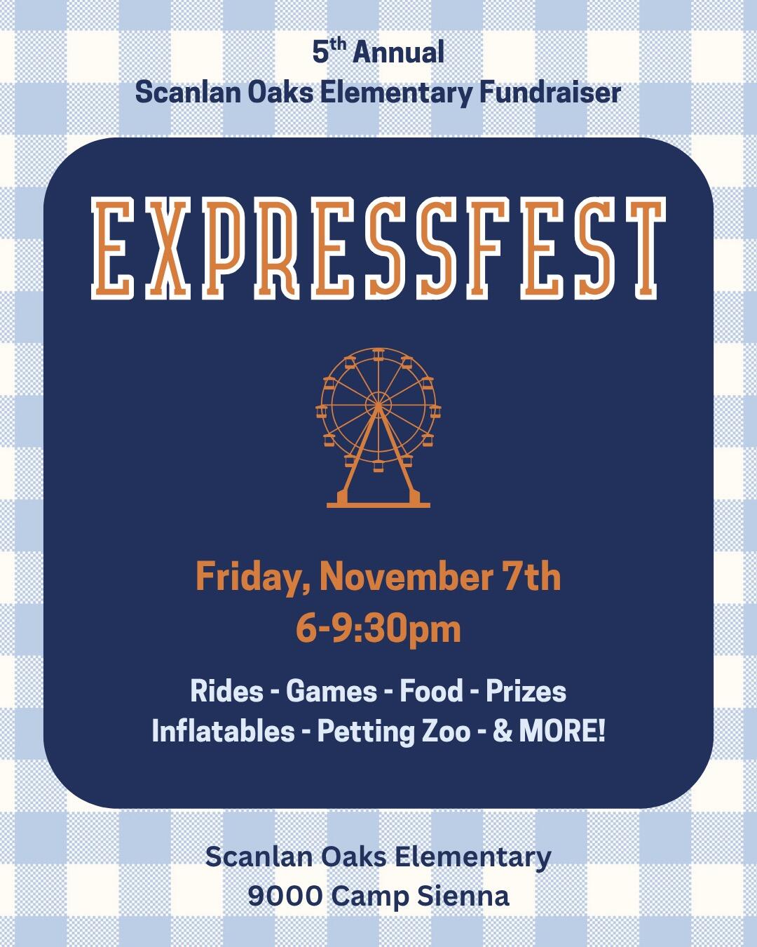 Campaign cover image for 2025 Scanlan Oaks ExpressFest