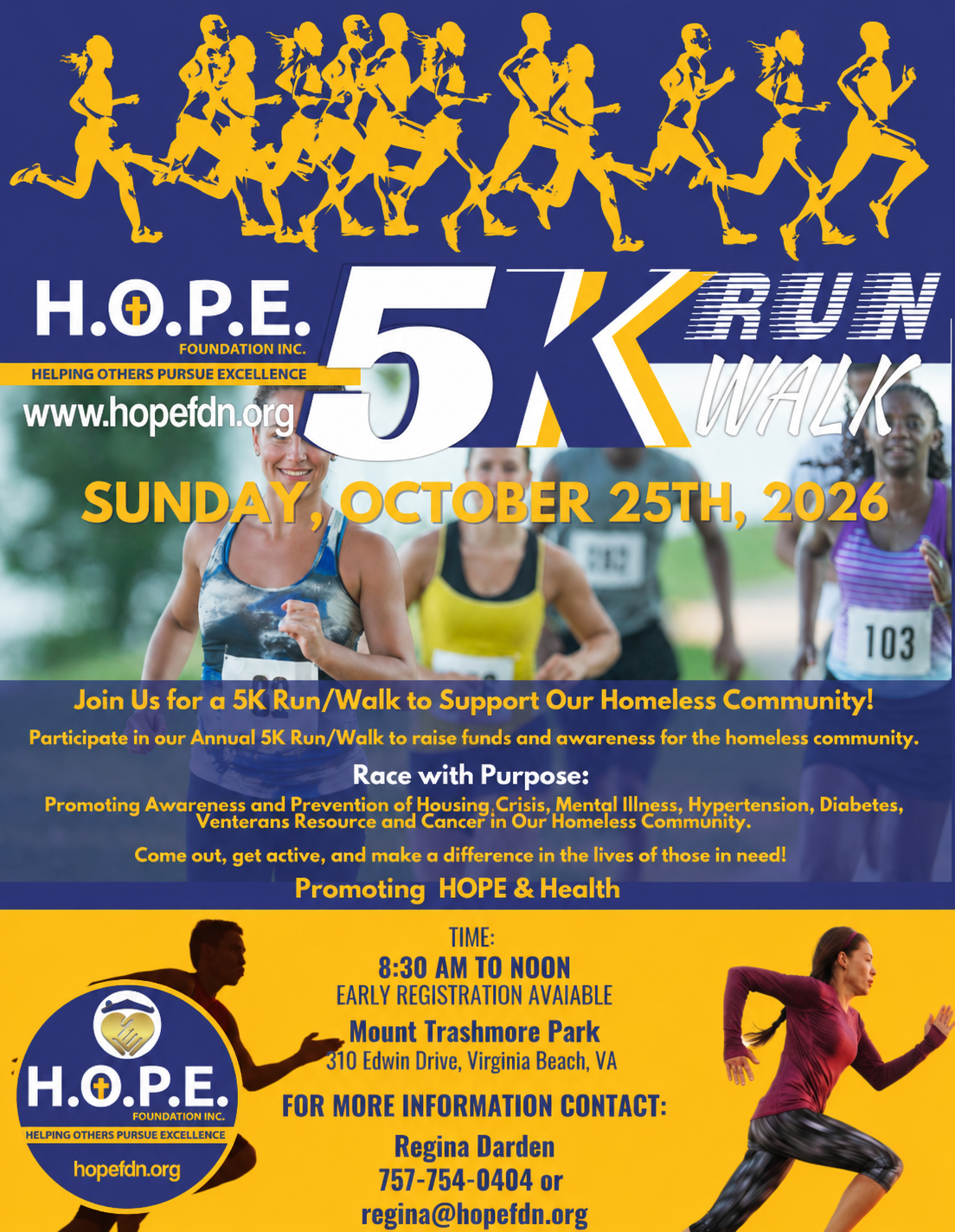 Campaign cover image for 2026 H.O.P.E. 5K Run/Walk