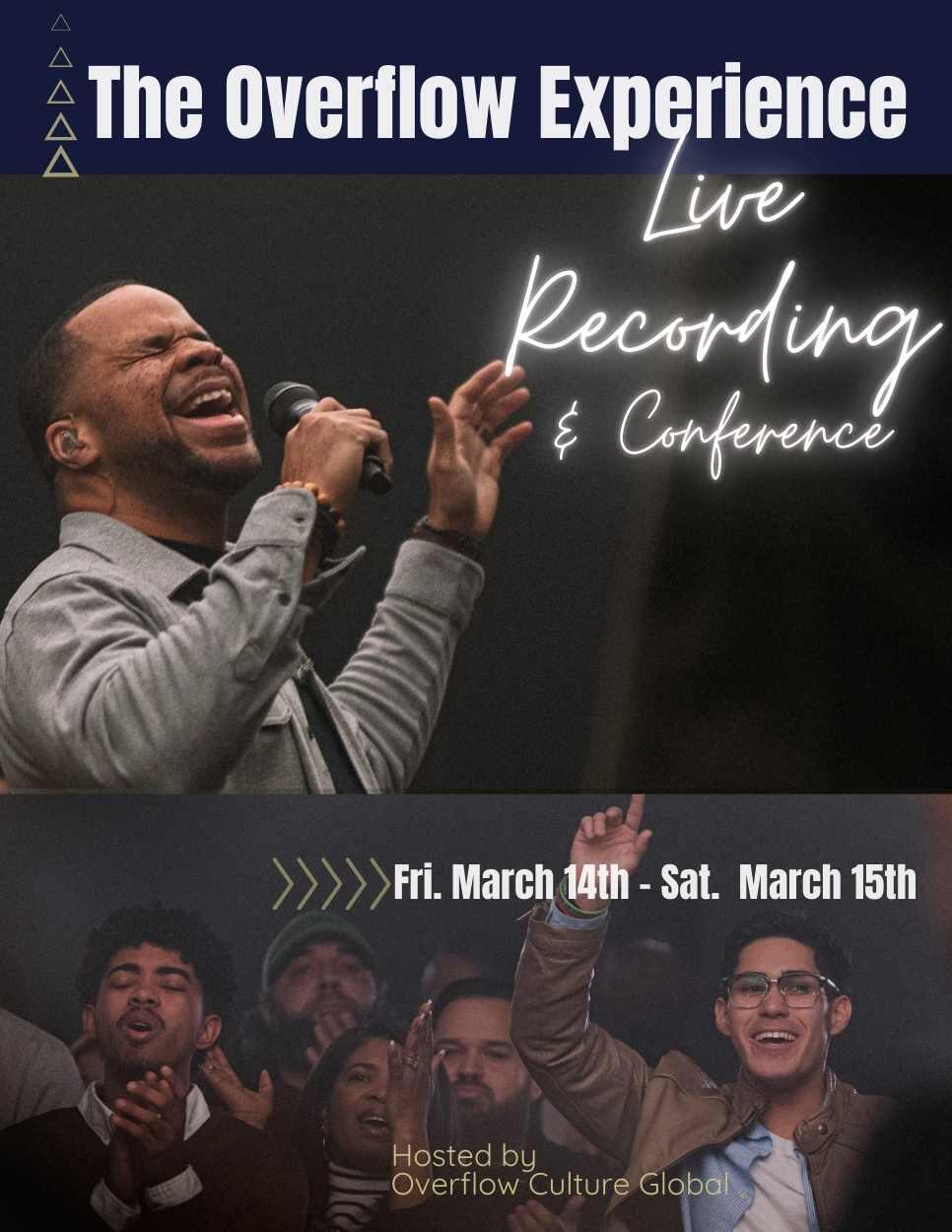 Campaign cover image for OVERFLOW EXPERIENCE LIVE RECORDING &amp; CONFERENCE