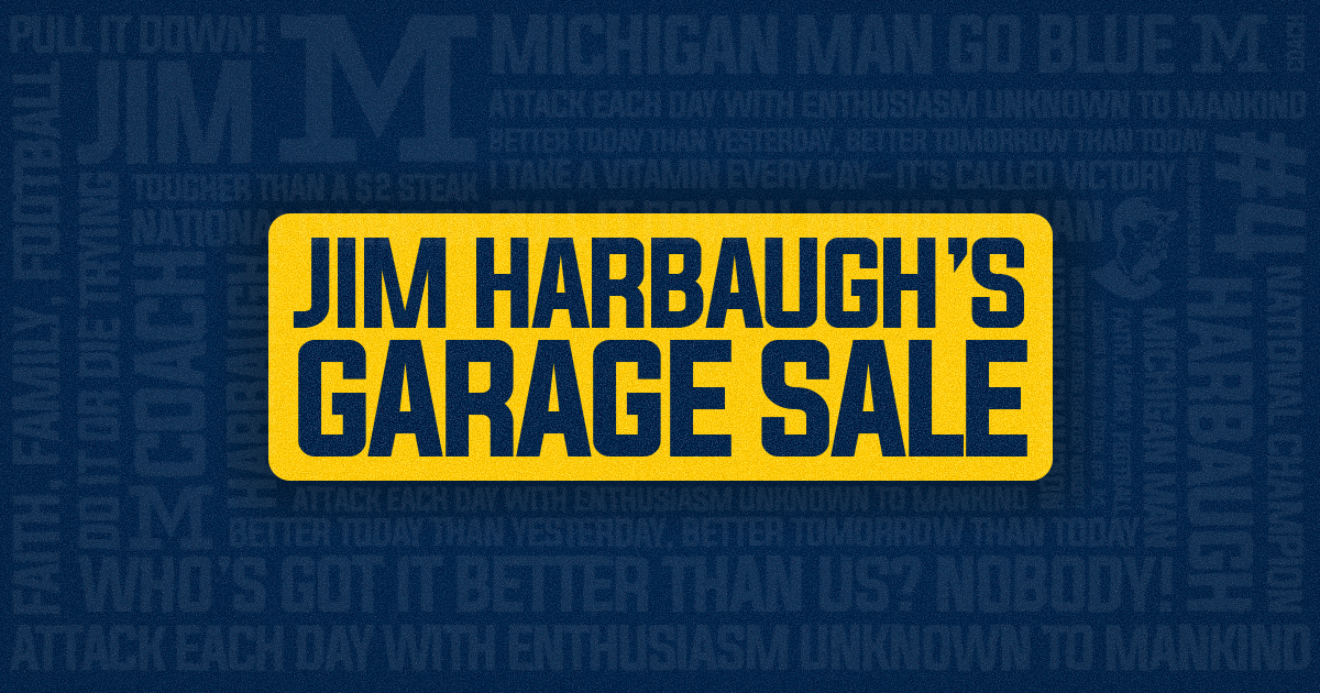 Campaign cover image for Jim Harbaugh's Garage Sale