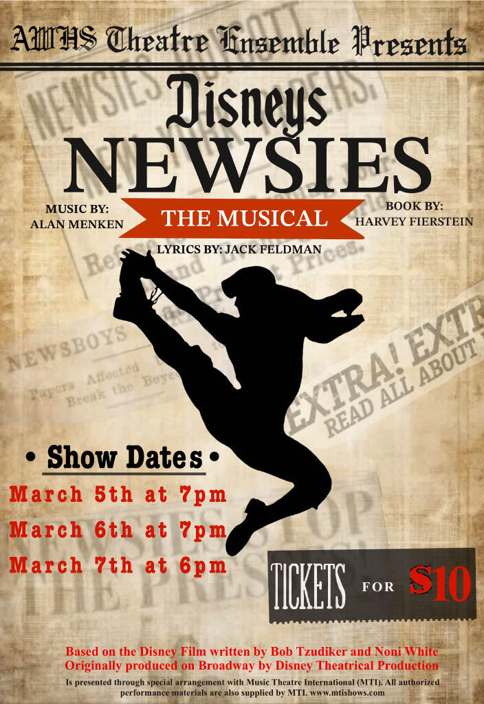 Campaign cover image for Theatre Program - Newsies