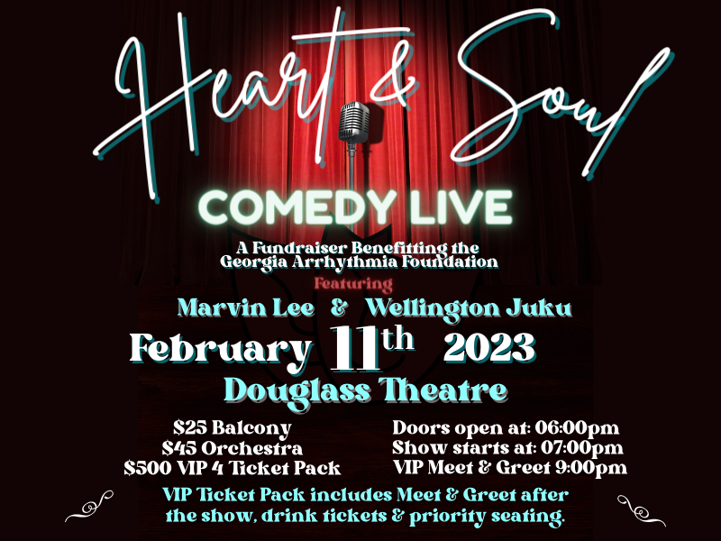 Campaign cover image for Heart & Soul Comedy Live VIP Ticket Packs
