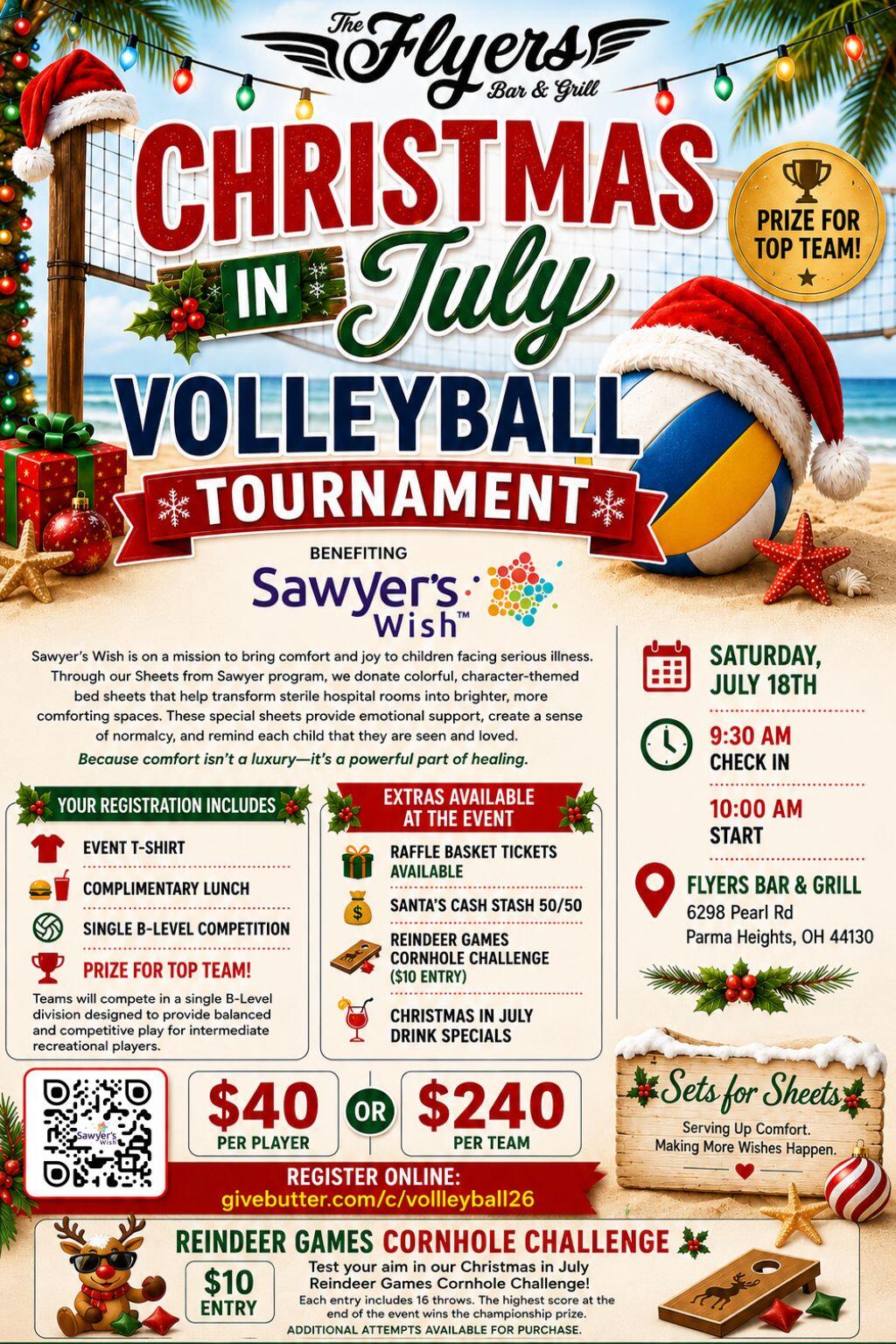 Campaign cover image for Volleyball Tournament at Flyers
