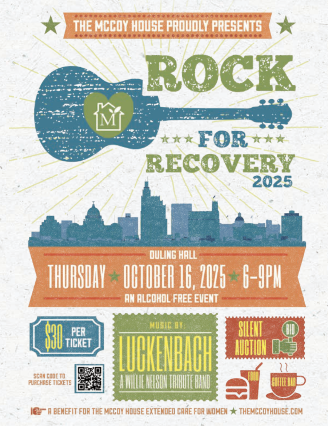 Campaign cover image for Rock for Recovery 2025