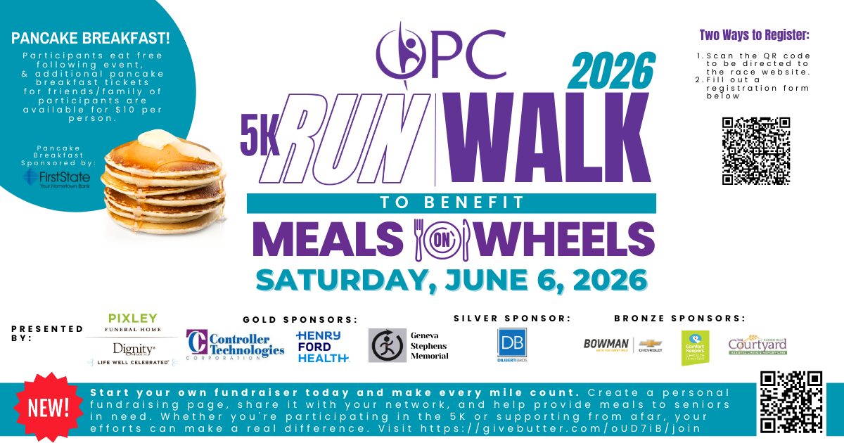 Campaign cover image for 2026 OPC 5k Run/Walk for Meals on Wheels