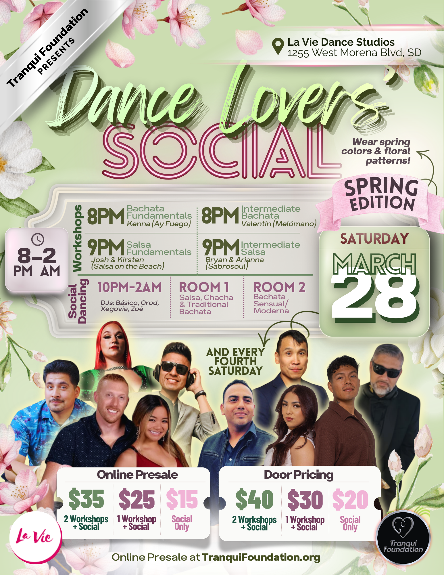 Campaign cover image for Dance Lovers' Social 🌷 3/28