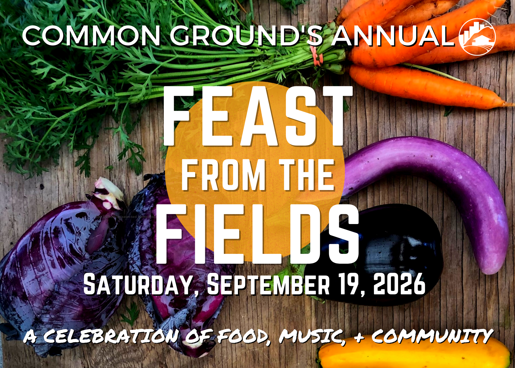 Campaign cover image for 2026 Feast from the Fields (Sept. 19th)