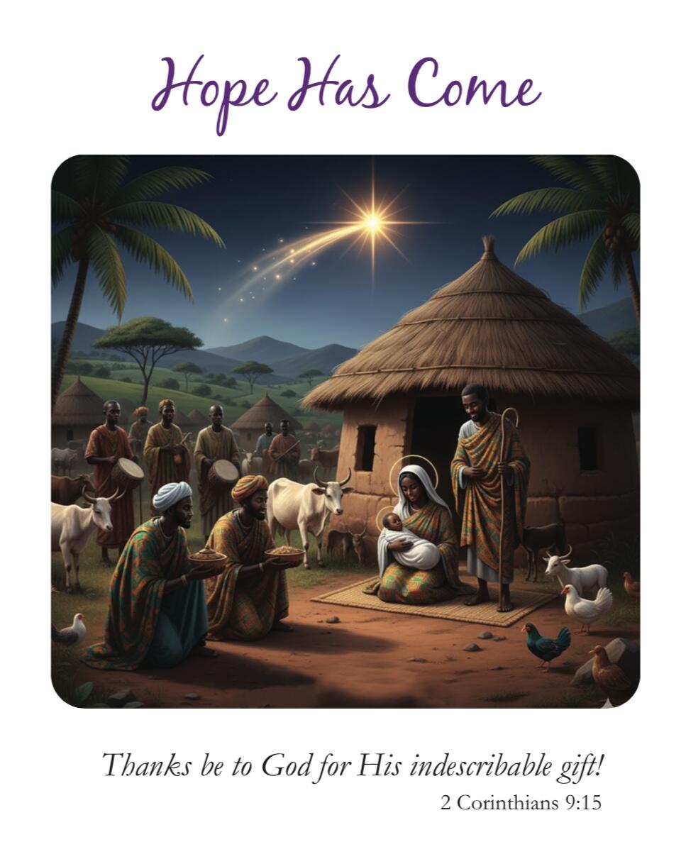Campaign cover image for "Hope Has Come" Christmas Giving at ChristAid