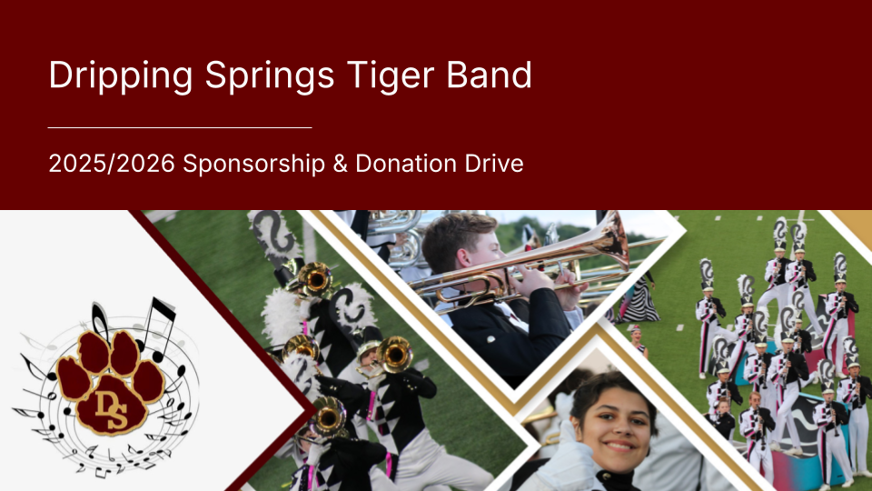 Campaign cover image for 2025 DSHS Tiger Band Sponsorship & Donation Drive