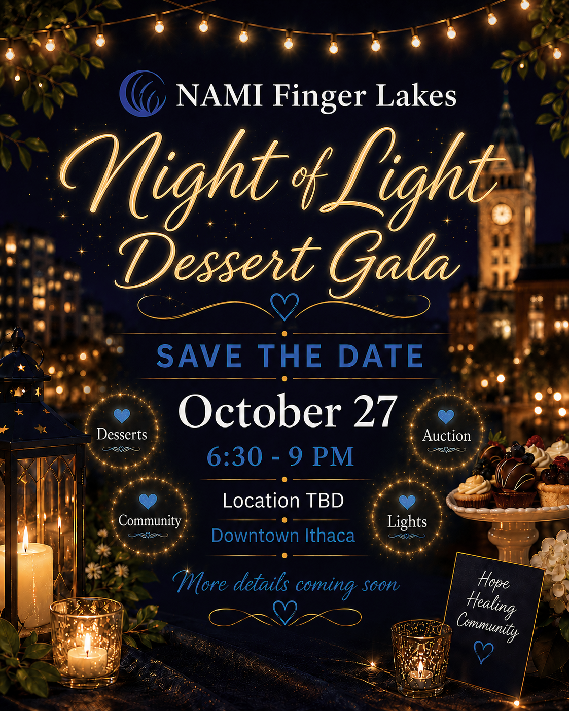 Campaign cover image for Night of Light Dessert Gala 2026