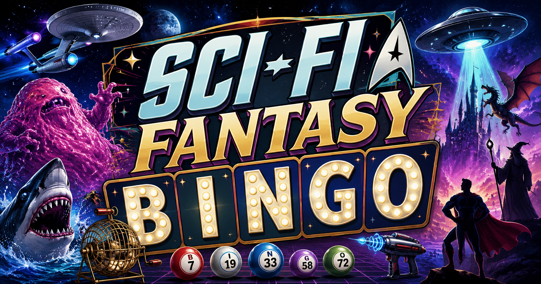 Campaign cover image for Sci-Fi & Fantasy Bingo