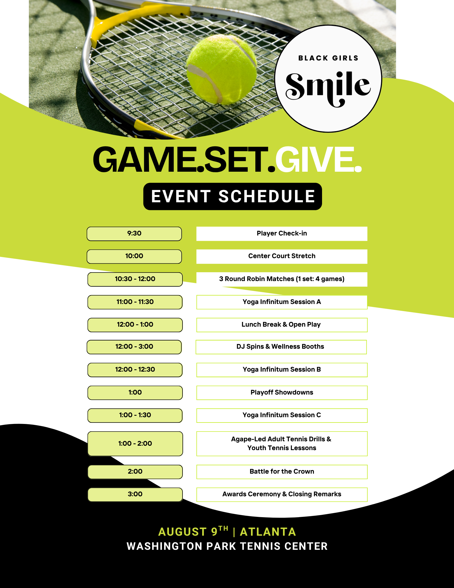 Campaign cover image for Game. Set. Give.