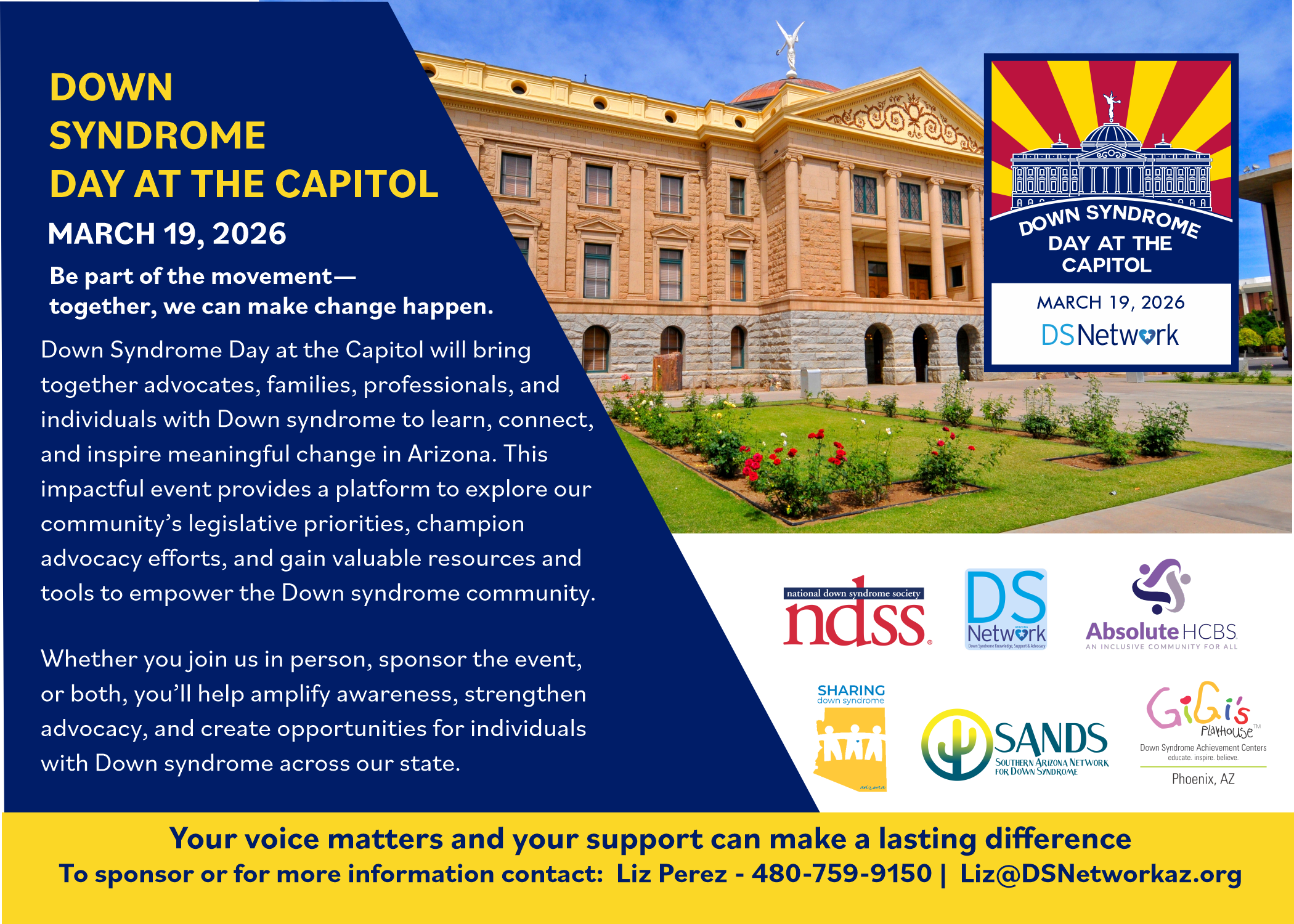 Campaign cover image for Down Syndrome Day at the Capitol