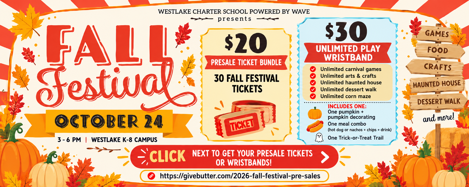 Campaign cover image for 2026 Fall Festival Pre-Sales