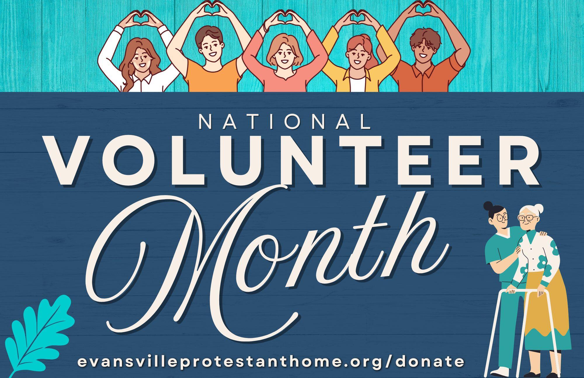 Campaign cover image for National Volunteer Month