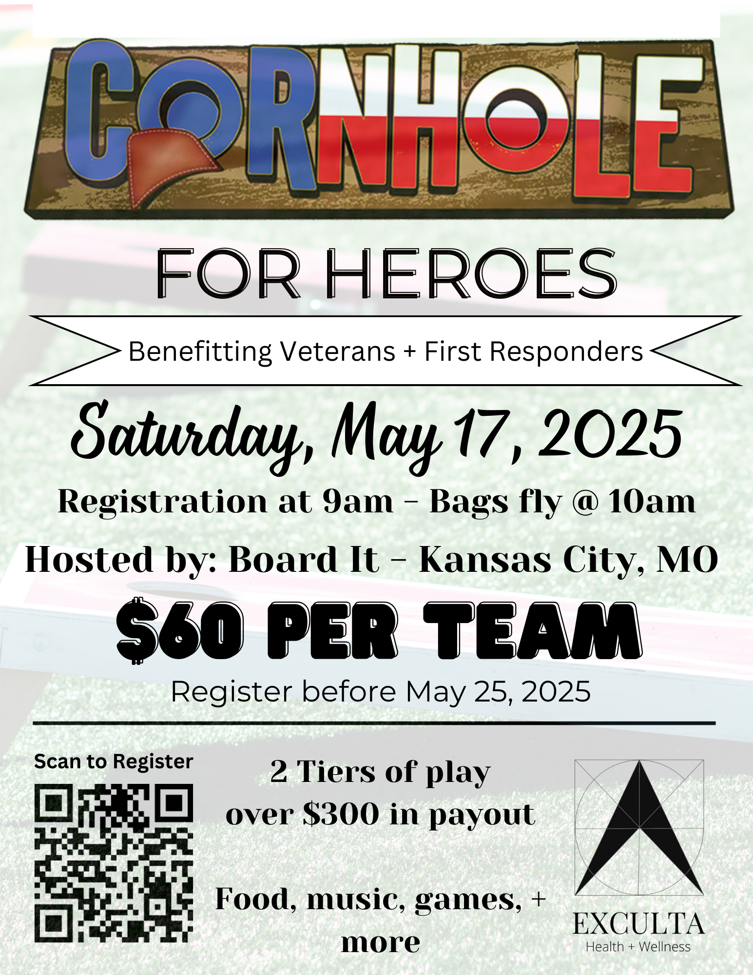 Campaign cover image for Cornhole for Heroes
