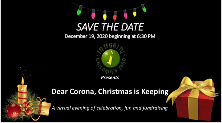 Campaign cover image for You're Invited to Integrity Children's Fund Christmas  Concert 2020! Regristation is Free!
