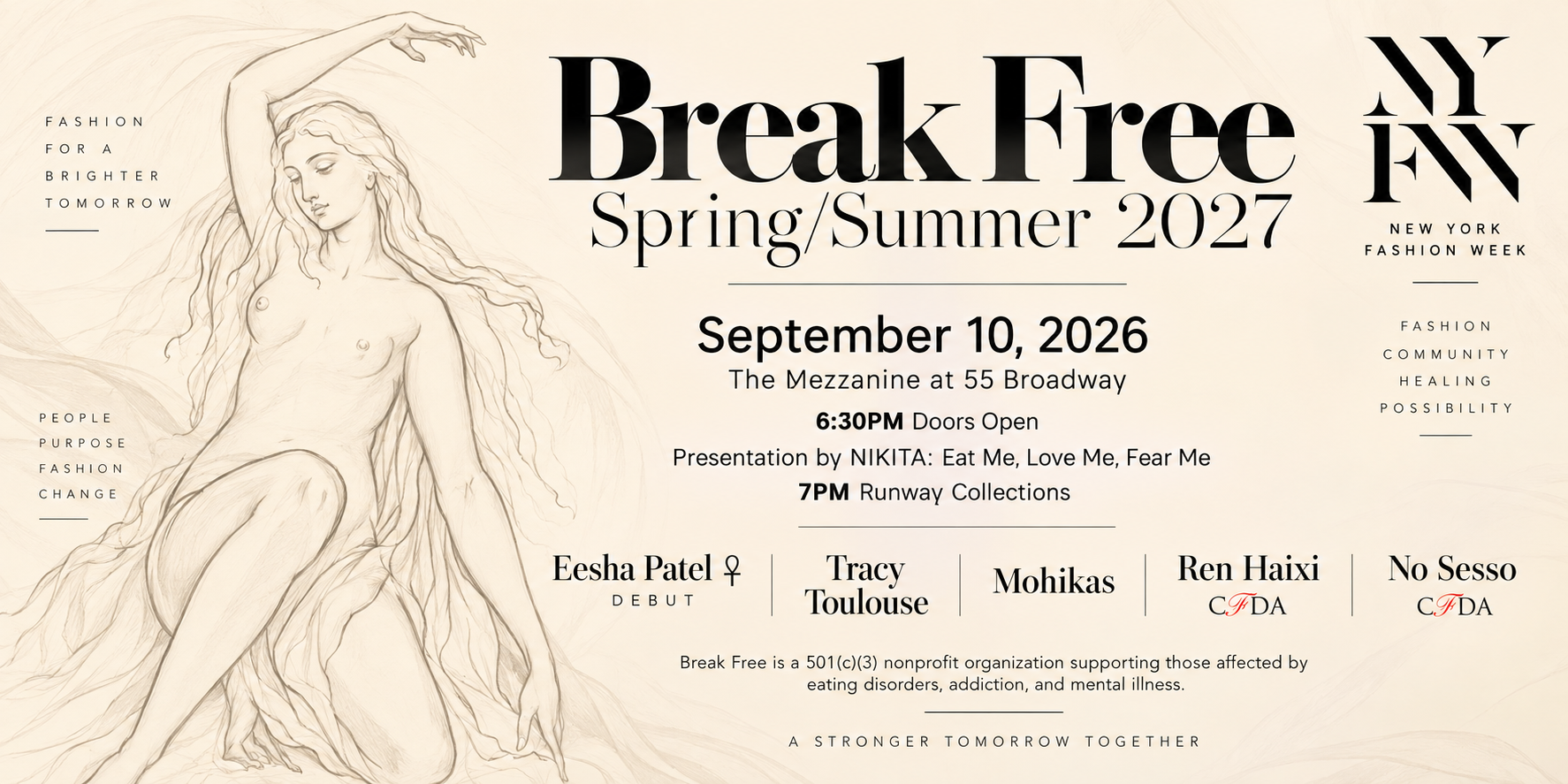 Campaign cover image for Break Free NYFW SS27