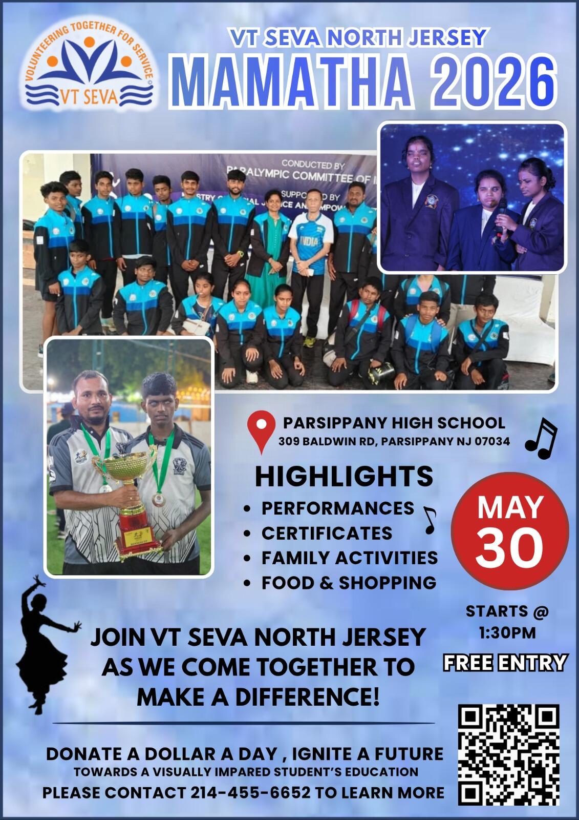 Campaign cover for VT SEVA North Jersey - MAMATHA 2026