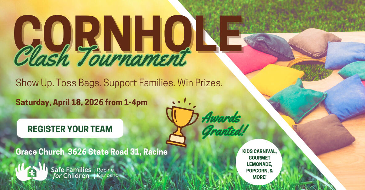 Campaign cover image for Cornhole Clash 2026: A Fundraiser for Racine/Kenosha Families