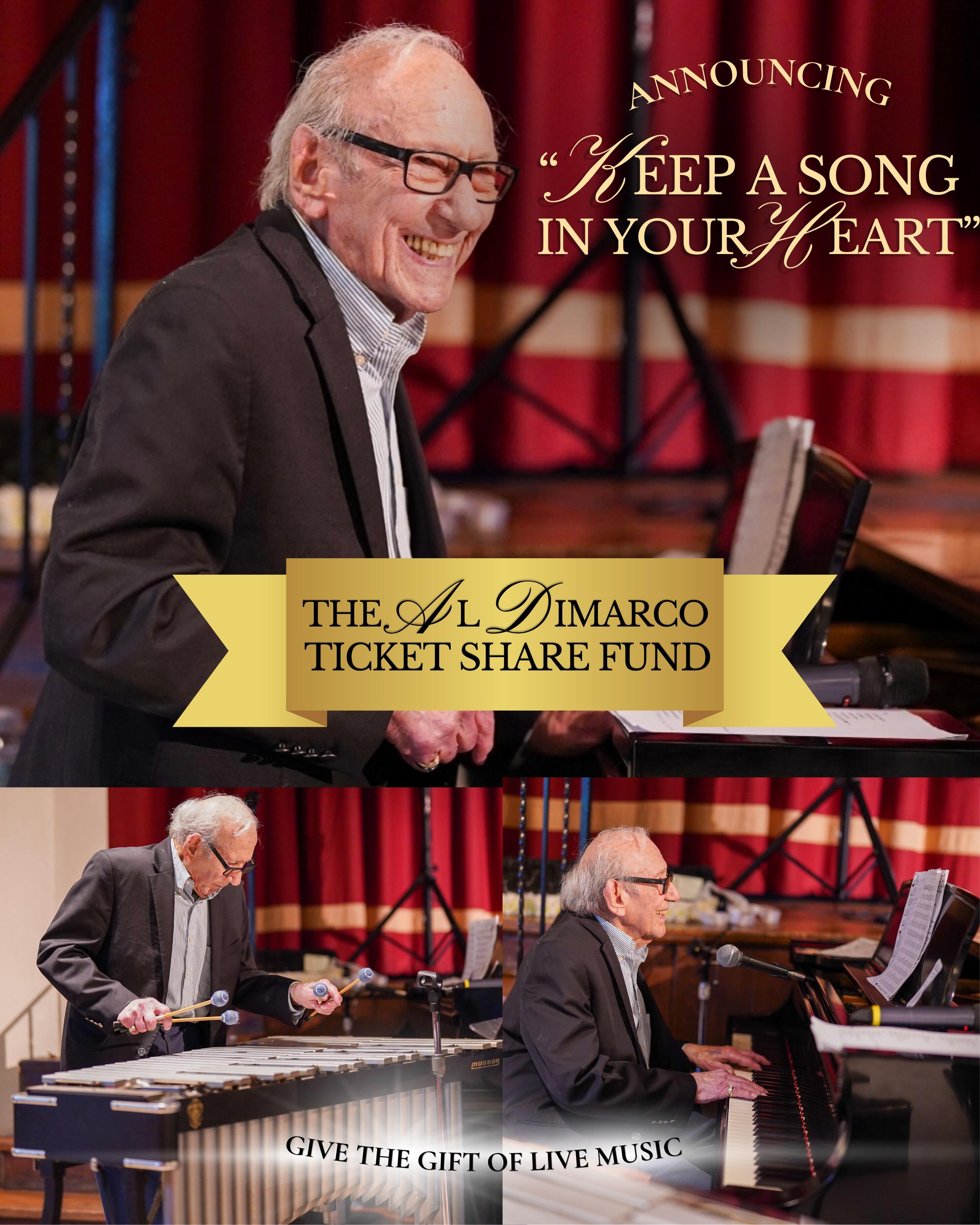 Campaign cover image for Keep a Song in Your Heart | The Al DiMarco Ticket Share Fund