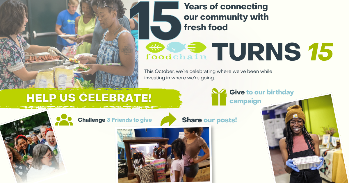 Campaign cover image for FoodChain is Turning 15!