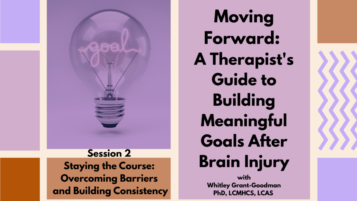 Campaign cover image for Moving Forward: A Therapists Guide To Building Meaningful Goals After A Brain Injury.