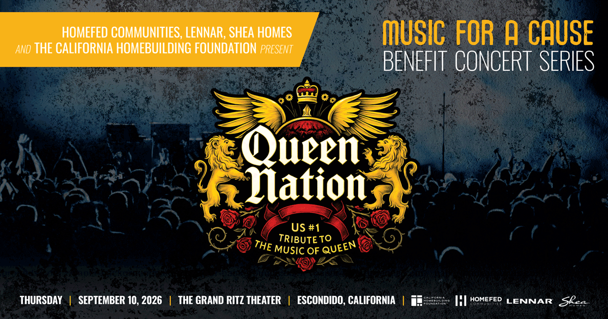 Campaign cover image for Southern California "Music for a Cause Benefit Concert Series" in partnership with HomeFed Corporation
