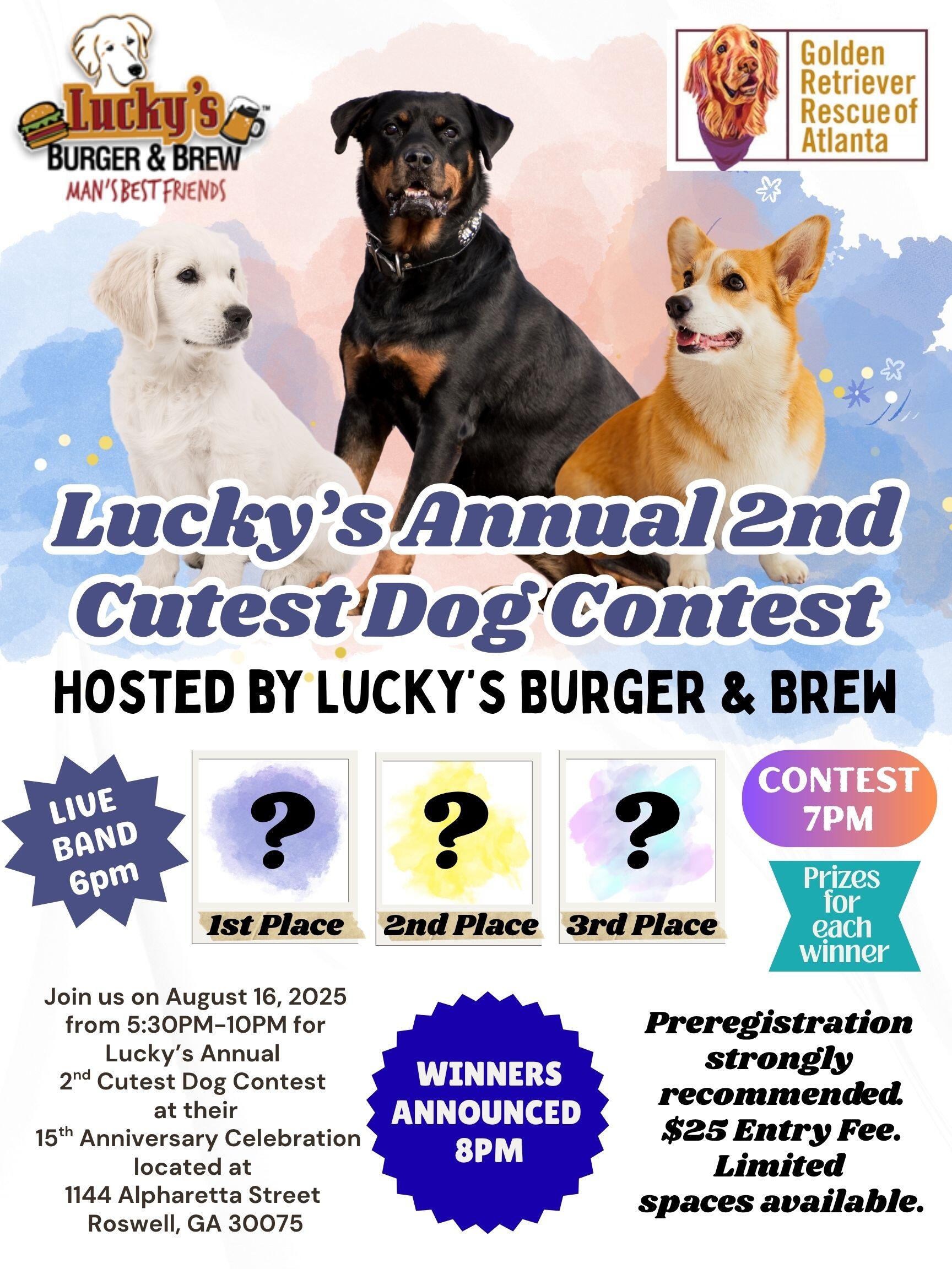 Campaign cover image for Lucky's Annual 2nd Cutest Dog Contest