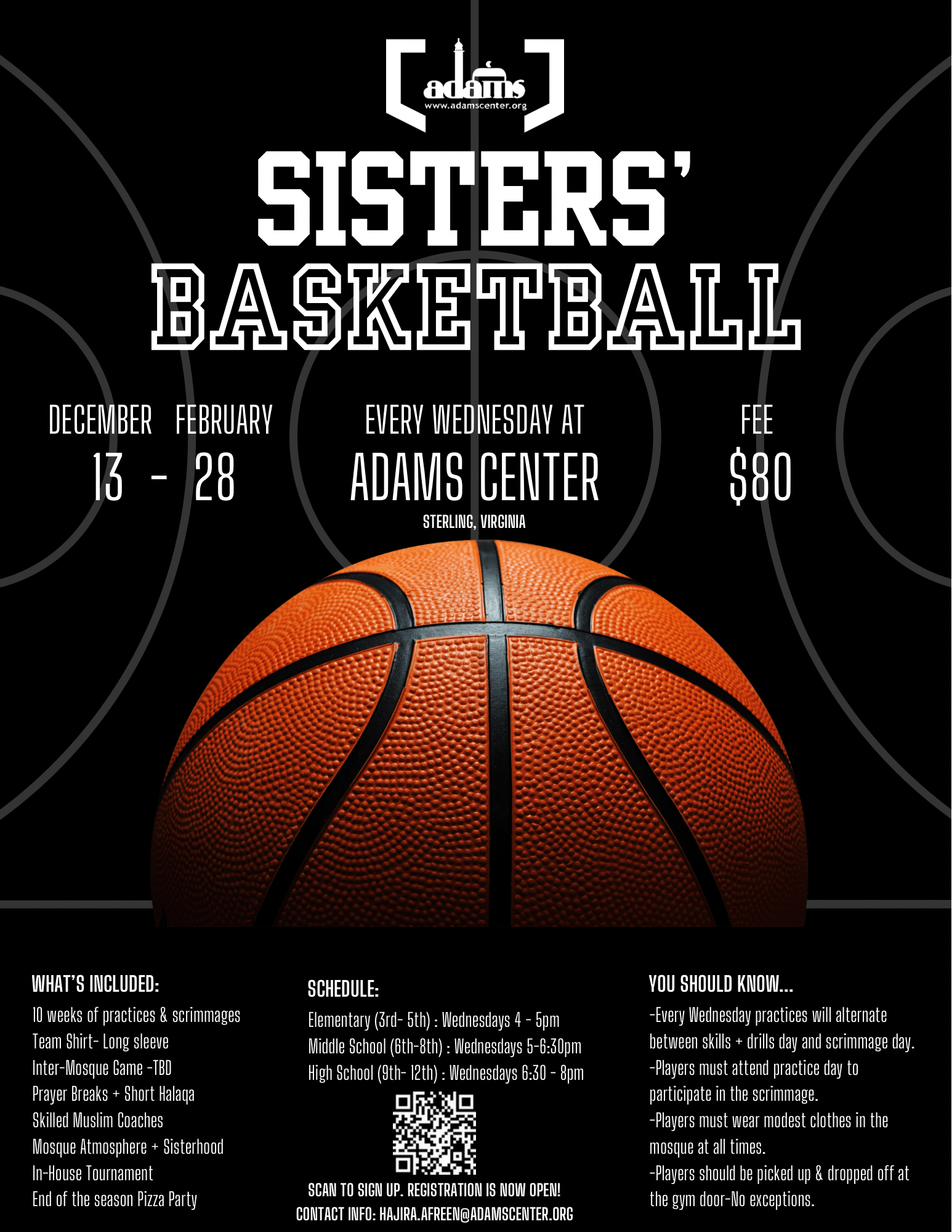 Campaign cover image for Sisters' Basketball (3rd-12th Grade)