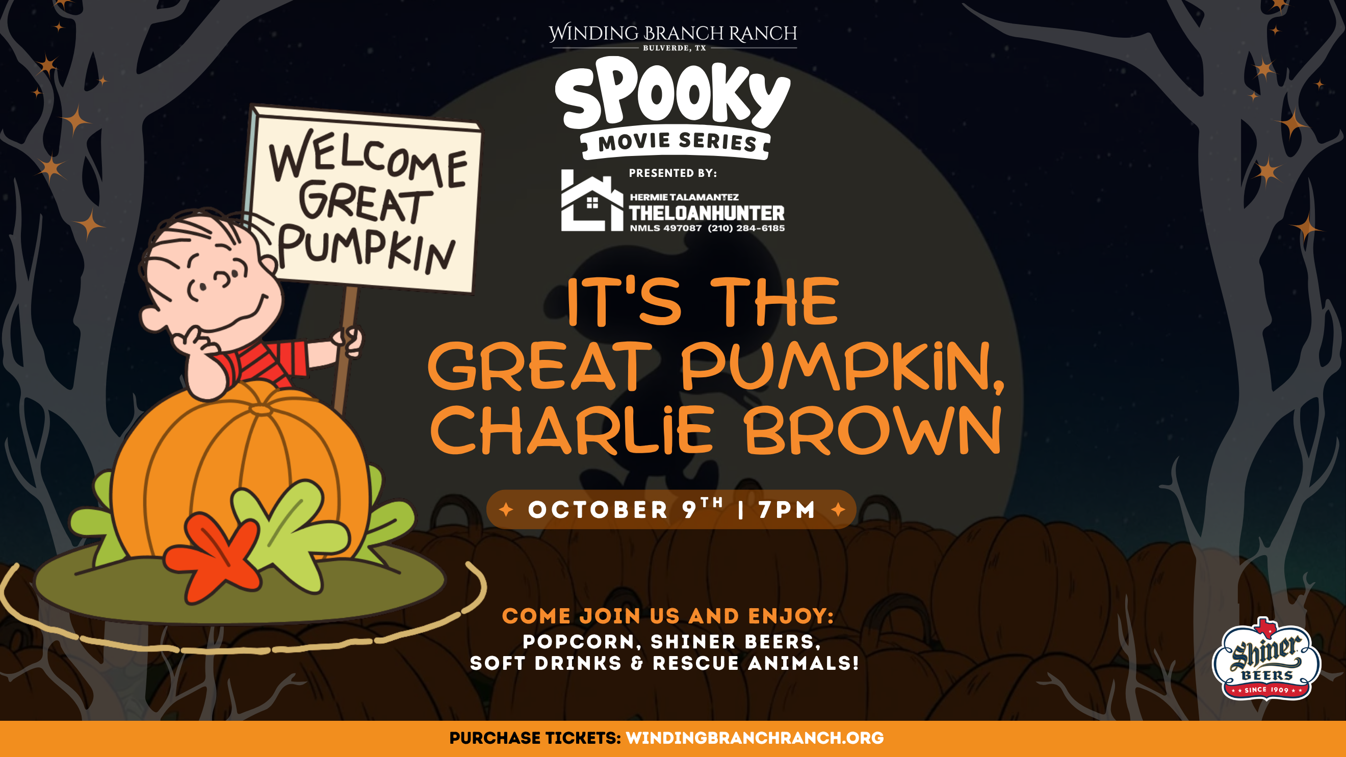 Campaign cover image for Spooky Movie Series: It's the Great Pumpkin, Charlie Brown