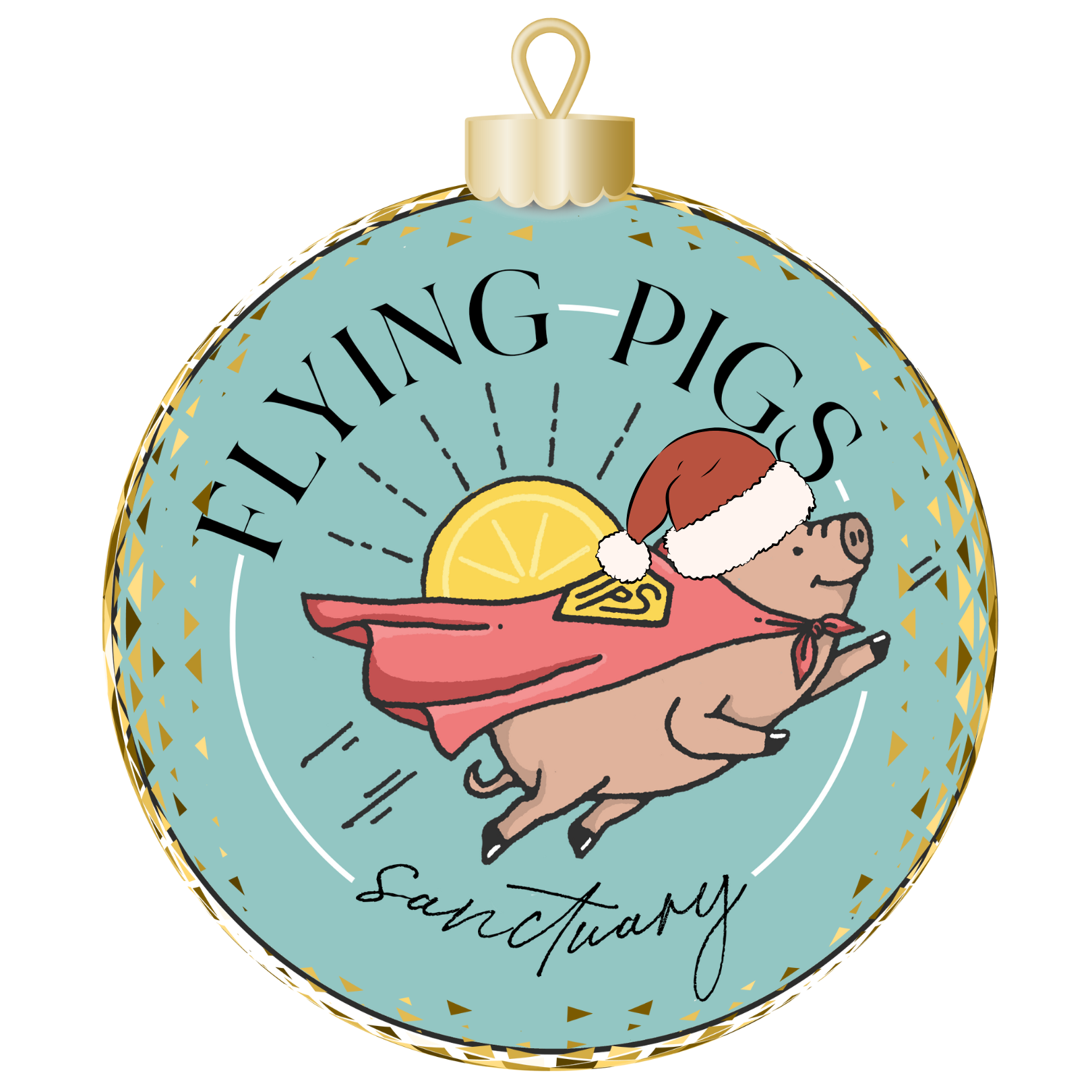 Campaign cover image for 2nd Annual Flying Pigs Sanctuary Holiday Silent Auction