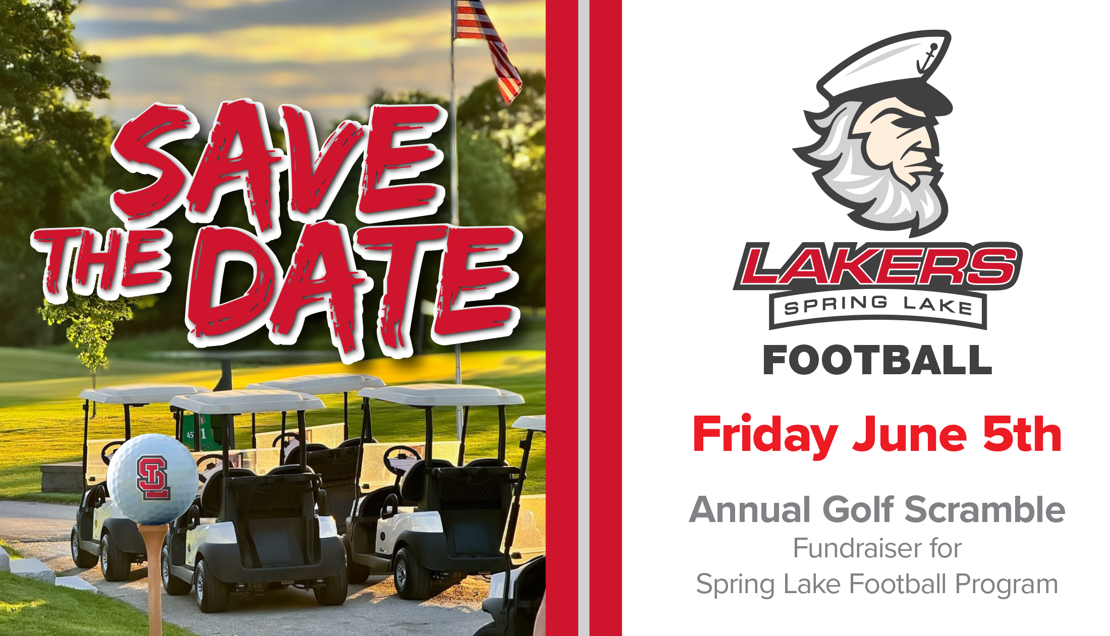 Campaign cover image for 2026 Spring Lake Football Scramble