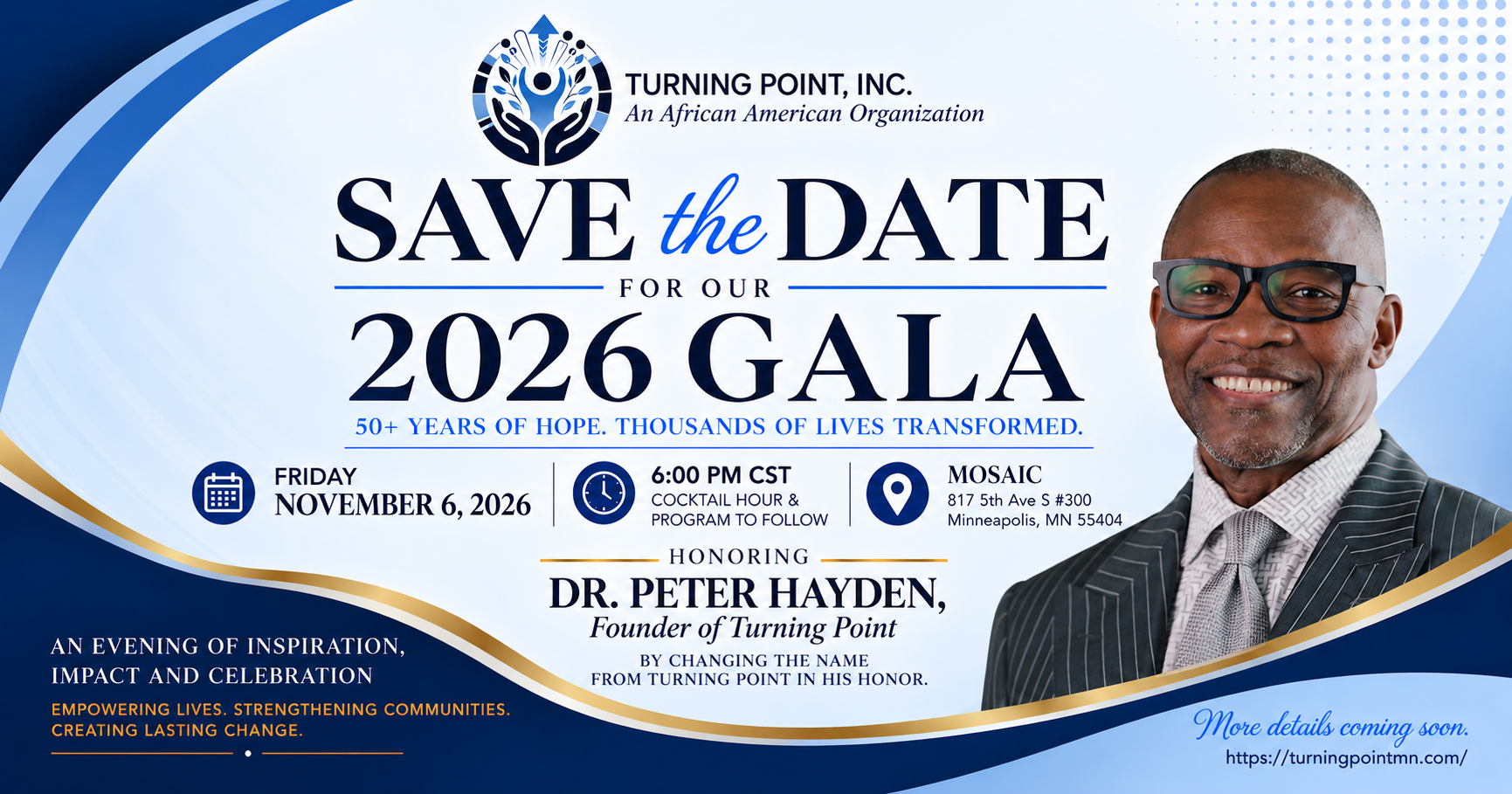Campaign cover image for Turning Point, Inc. Celebrates 50 Years!