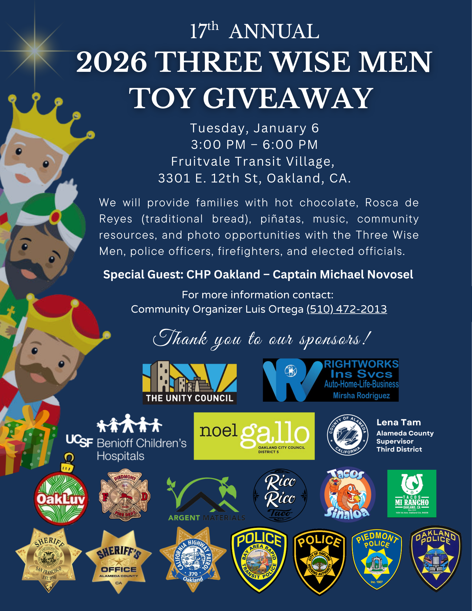Campaign cover for Three Wise Men Toy Giveaway