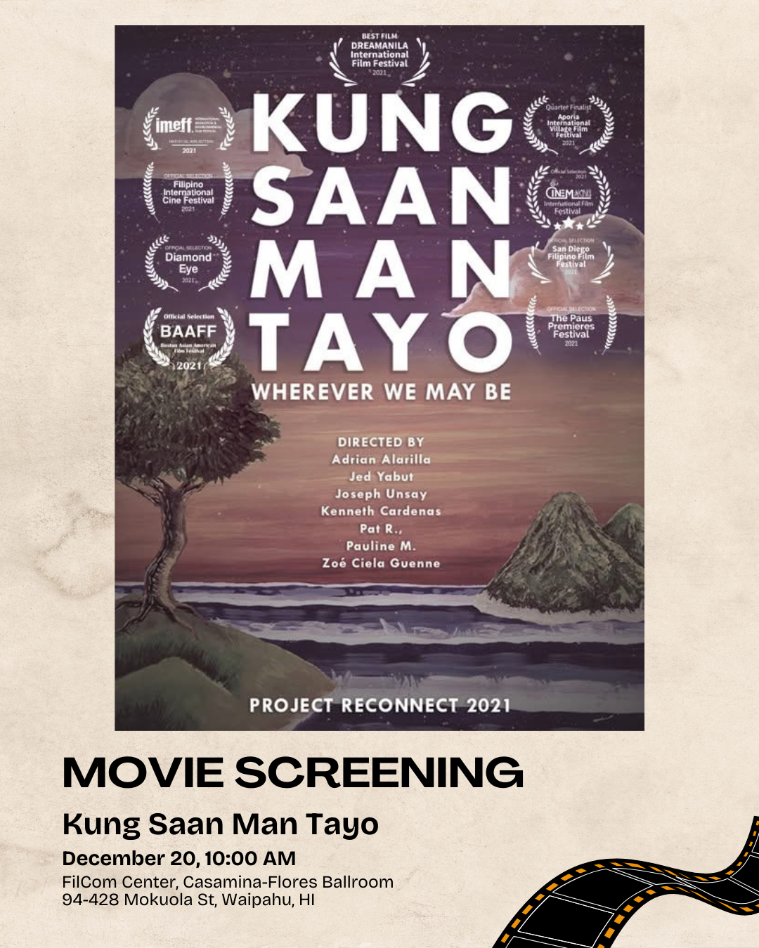 Campaign cover image for Sakada Day Movie Screening