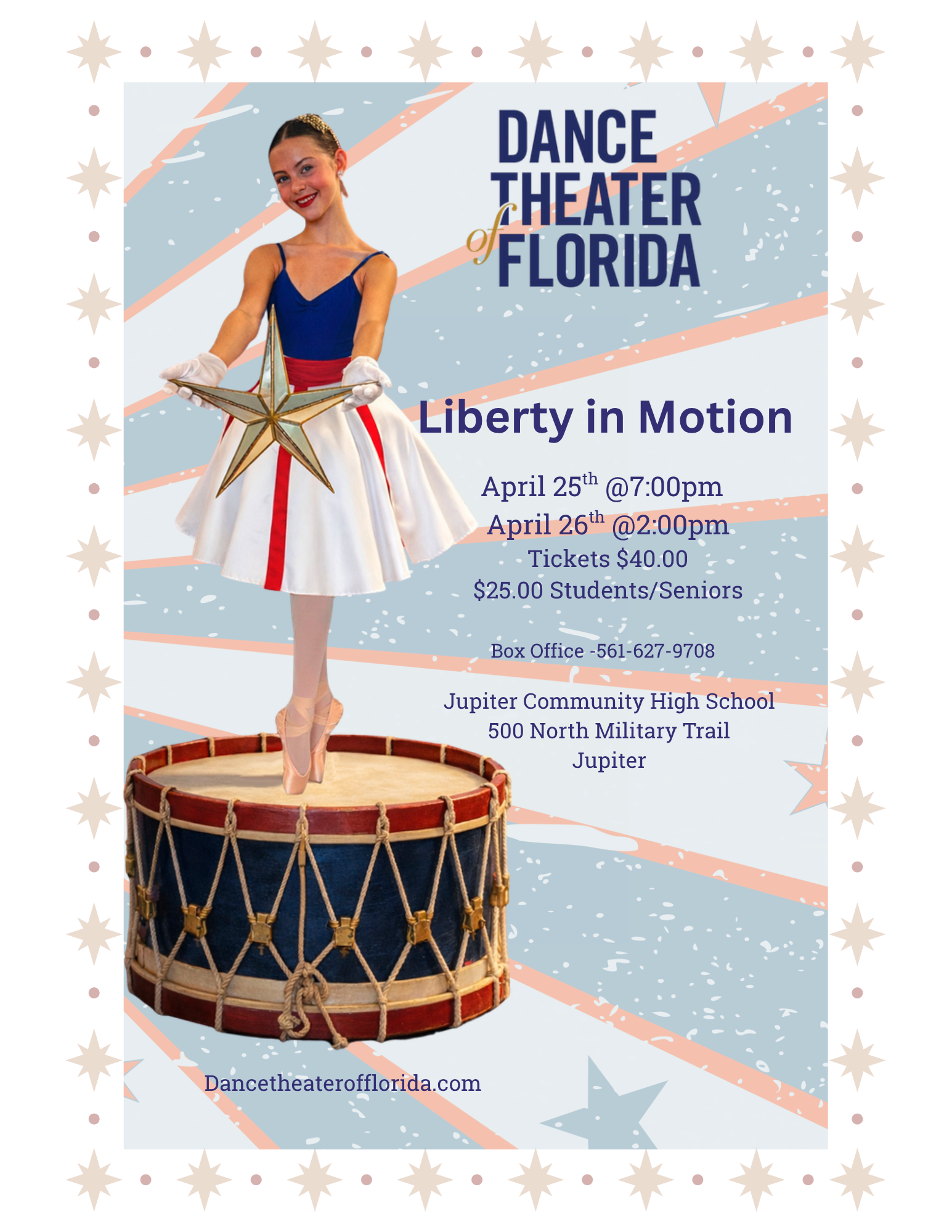 Campaign cover image for Liberty in Motion Sunday, April 26th 2:00pm