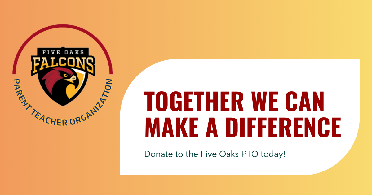 Campaign cover for Donate to Five Oaks PTO