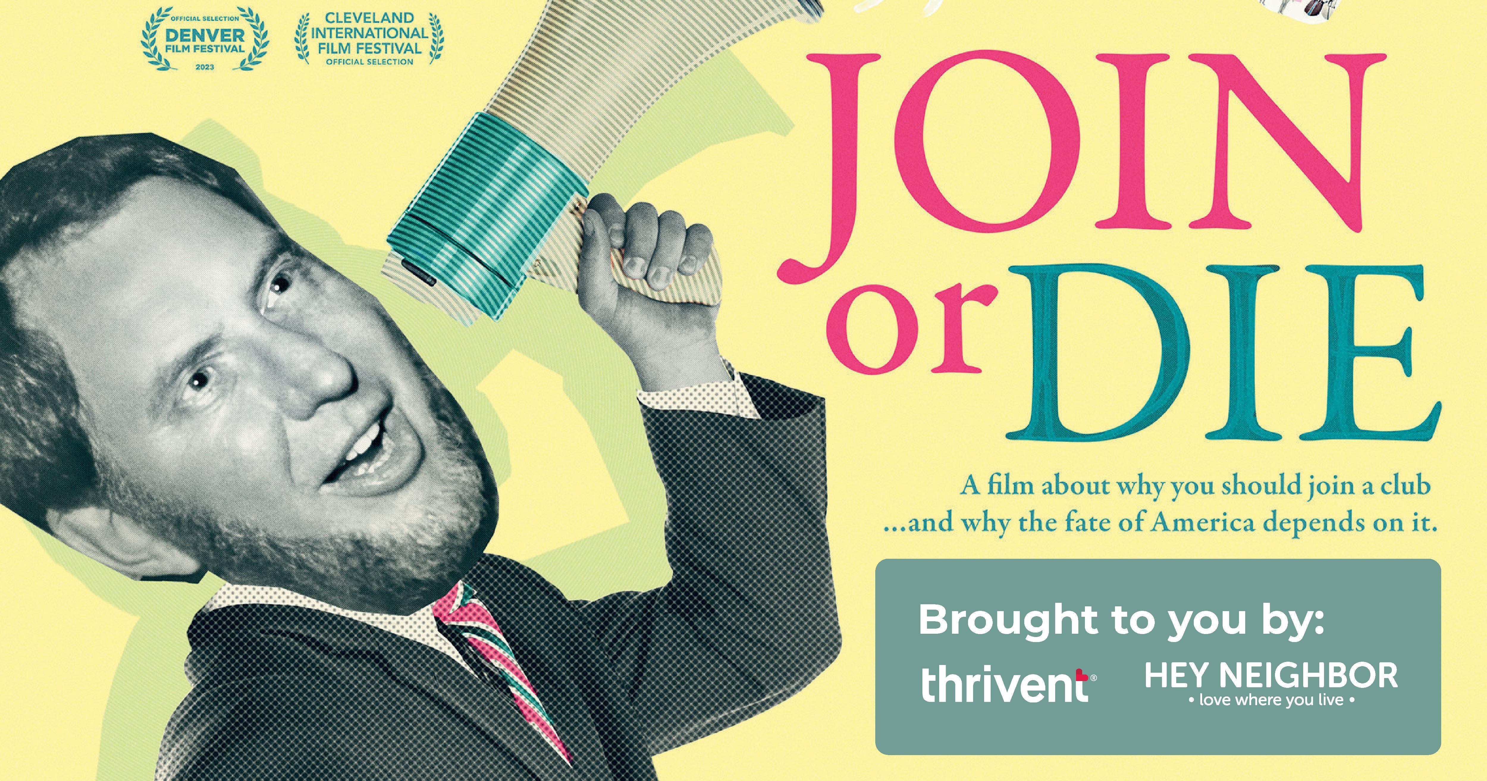 Campaign cover image for 2026 Community Screening of Join or Die Documentary