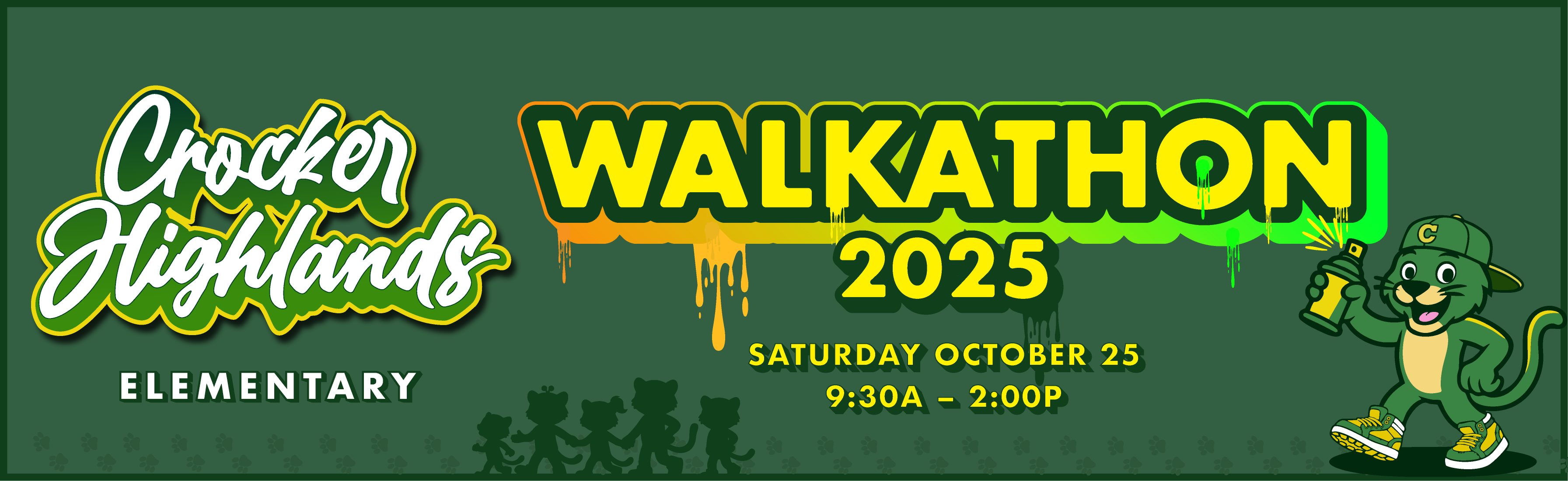 Campaign cover image for Crocker Highlands Elementary Walkathon | 2025