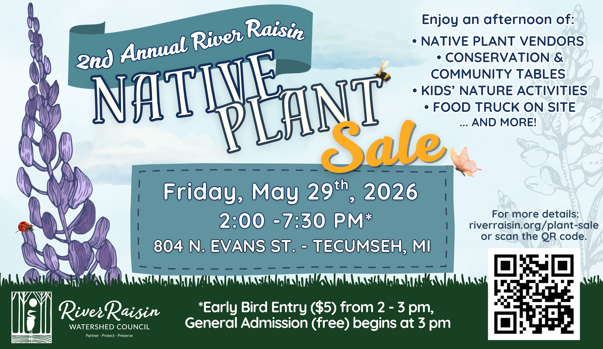 Campaign cover image for 2nd River Raisin Native Plant Sale