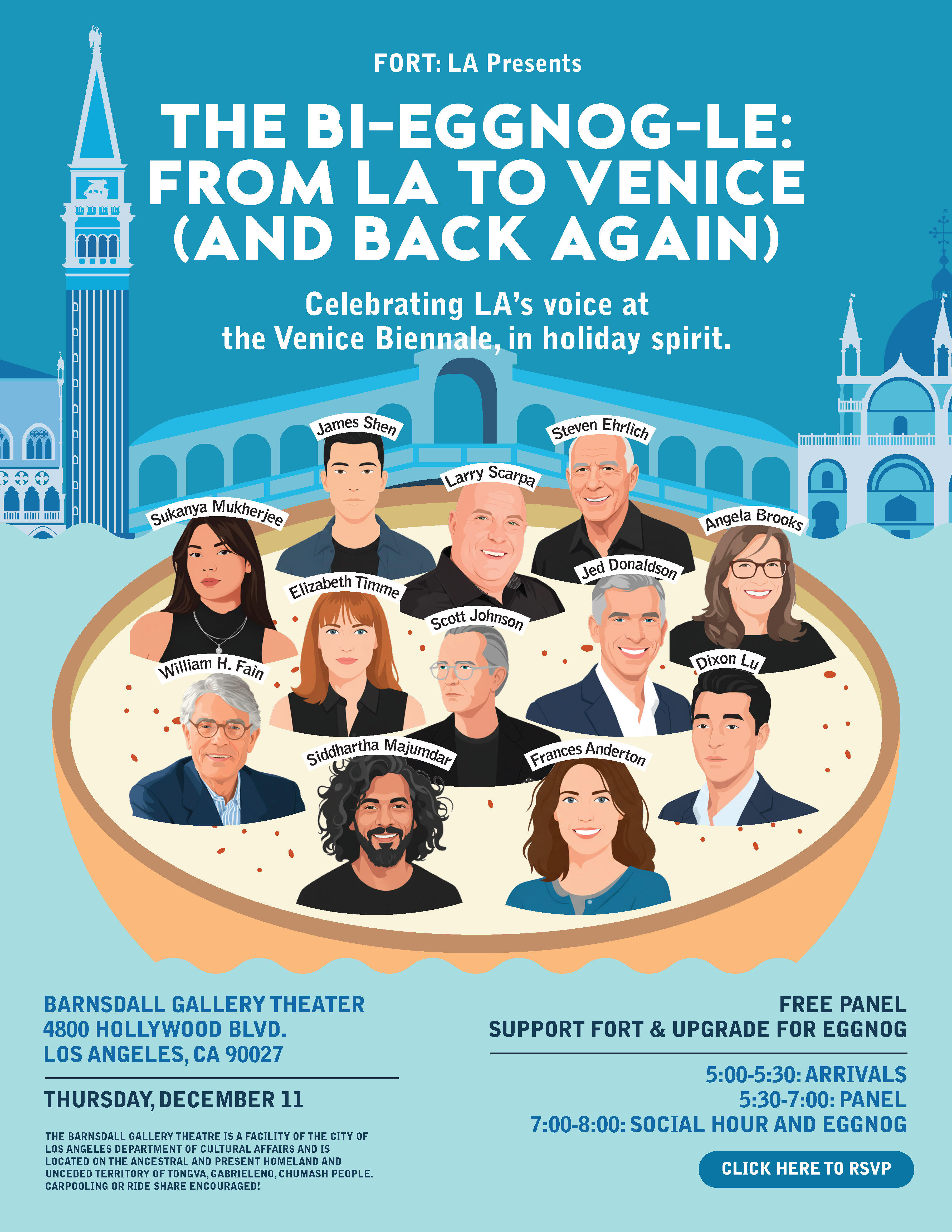 Campaign cover image for The Bi-Eggnog-Le: From LA to Venice (And Back Again)