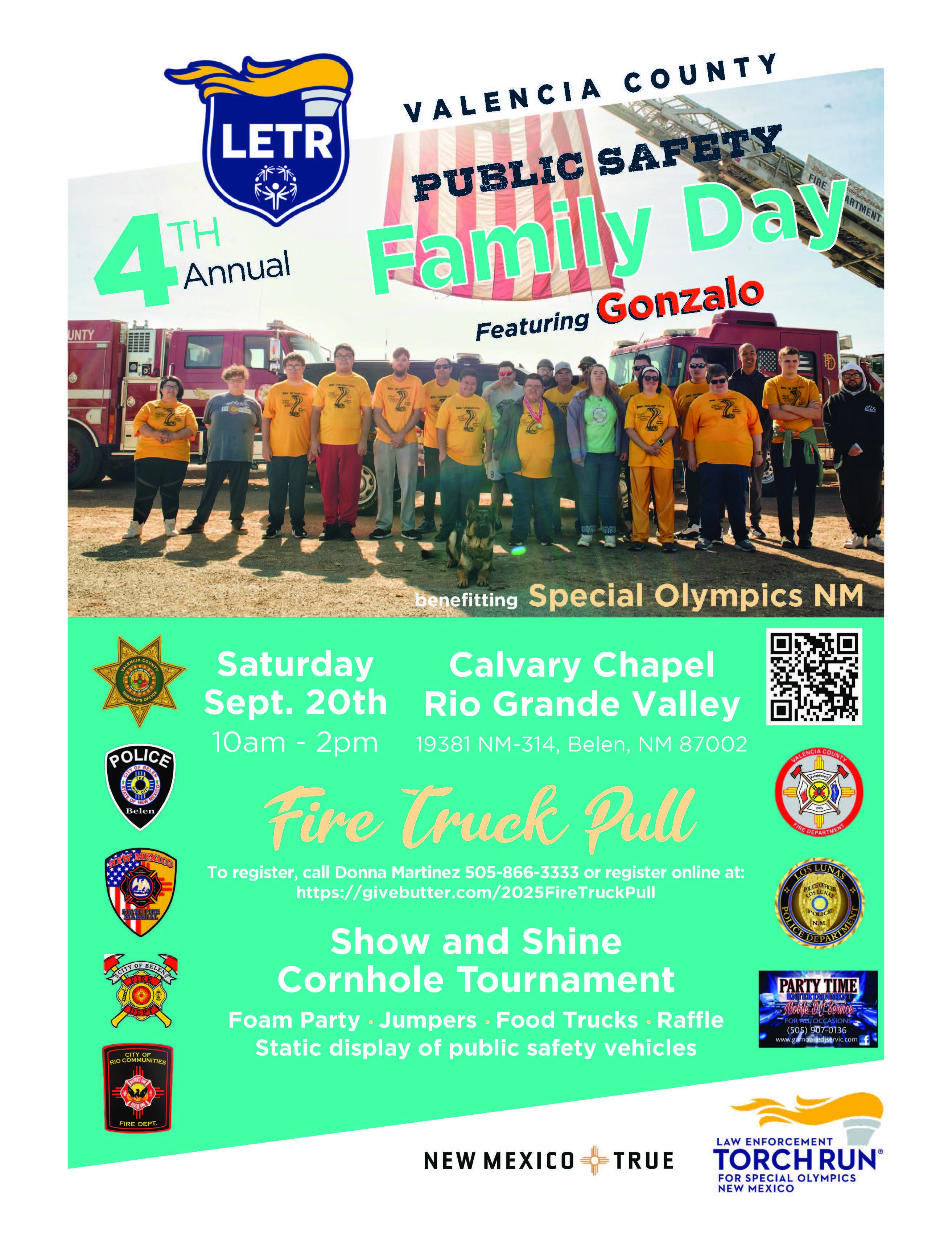 Campaign cover image for 2025 Valencia County Public Safety Family Day