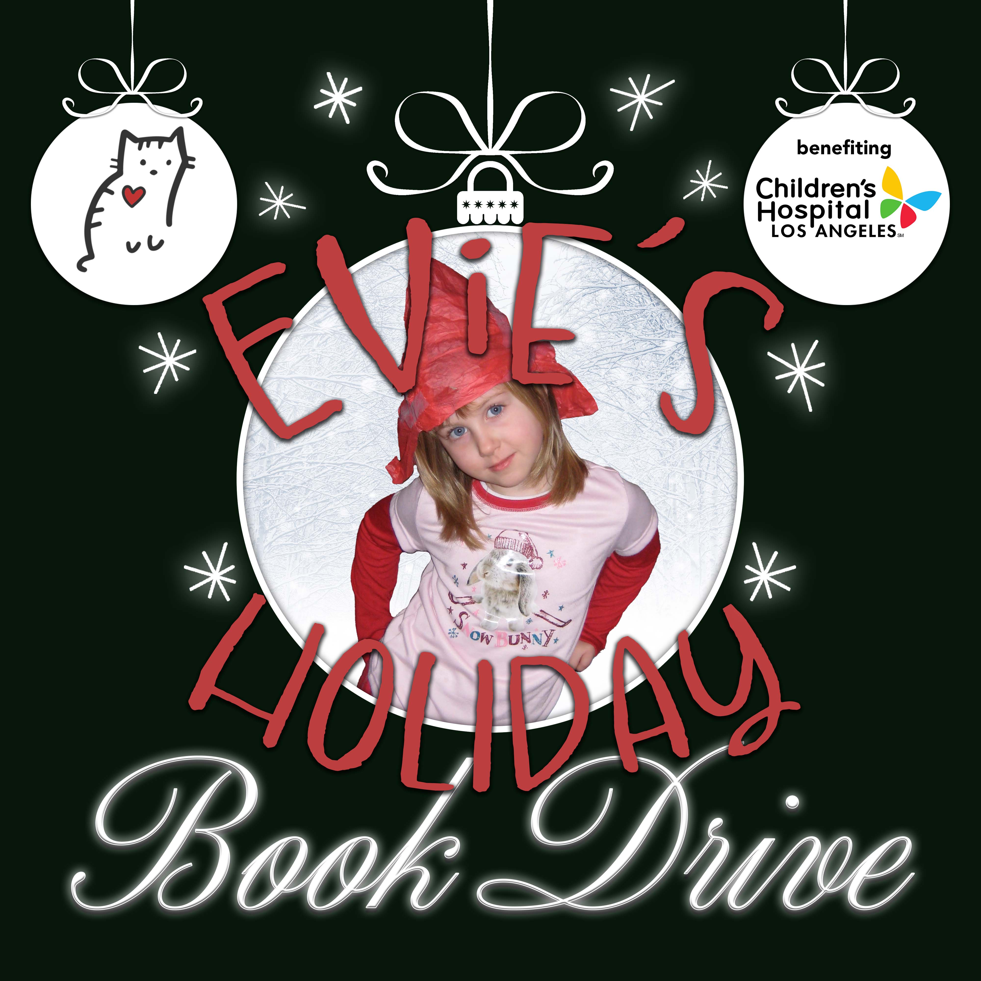 Campaign cover image for Evie's 2025 Holiday Book Drive