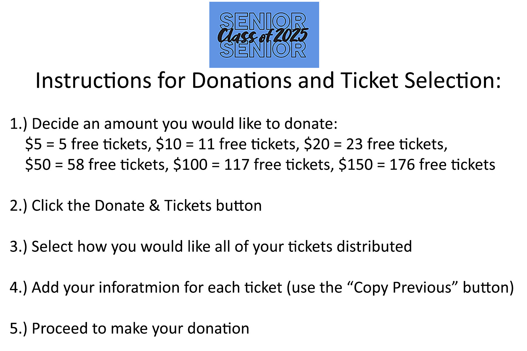 Campaign cover image for SCA Senior Class of 2025 Opportunity Drawing