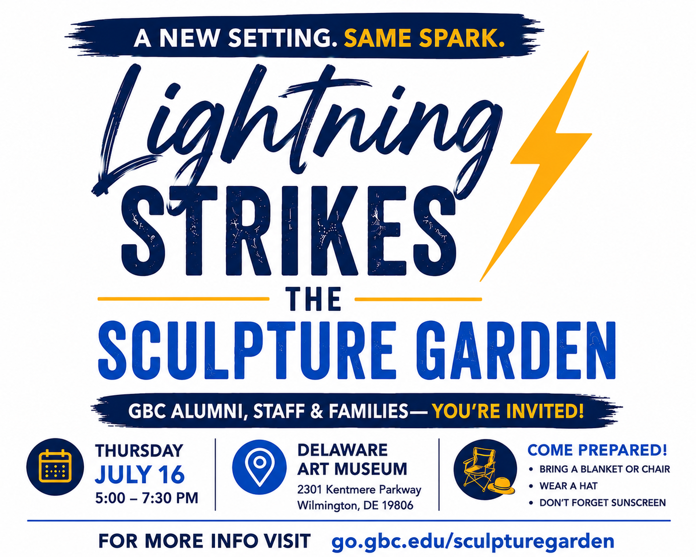 Campaign cover image for Lightning Strikes the Sculpture Garden